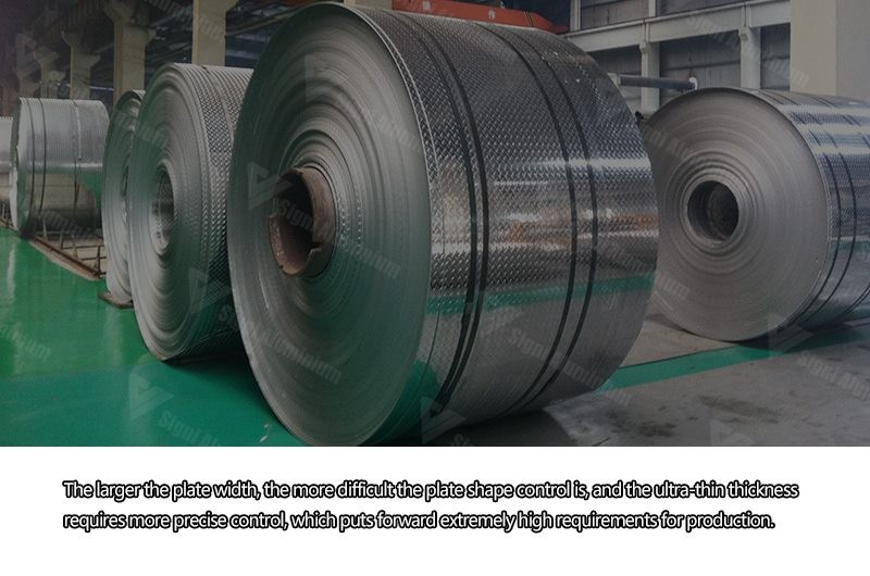 Super width aluminum tread plate