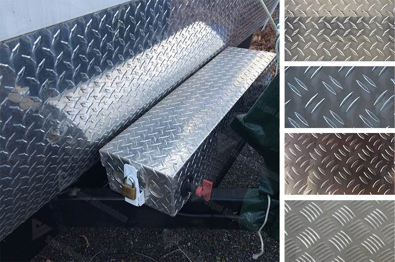 Aluminium sheet for boat floor